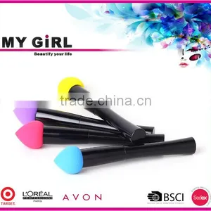 2016 MY GIRL New Beauty Cosmetic Powder Puff , Free Sample Long Handle Powder Puff thumbnail-3