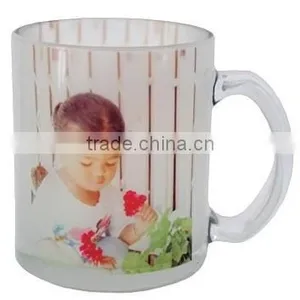 Promotional 11oz Sublimation Frosted Glass Mug thumbnail-3