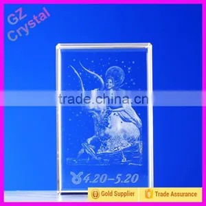 Glass 3d Laser Engraving Cut Christmas Gift Crystal Cube thumbnail-4