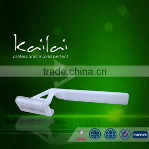 Twin Razor Blades High Quality Men Shaver/shaving Kit 10g Cream for Man/straight Disposable Shaver for Hotel thumbnail-3