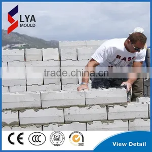 2016 Concrete Plastic Interlocking Block Mold Mould From Chinese Factory thumbnail-3