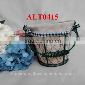 Cheap Small Wire Basket With Handles for Home Decoration thumbnail-1