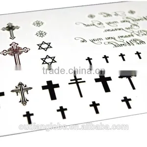 OEM Professional Item Gold Sliver Temporary Tattoo Sticker thumbnail-4