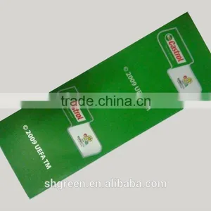 Silk Screen Printing Red Polyester Label for Household Textiles thumbnail-4