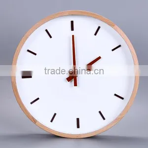 Custom Wood Wall Clock Home Decorative Wood Wall Clock Home Goods Wall Clocks thumbnail-4
