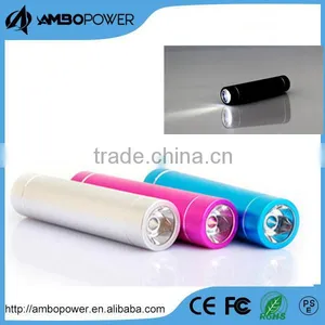Round 2200mah Powerbank With Led Flashlight thumbnail-1