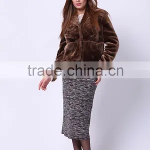 2016 PRETTY STEPS Winter Collections Woman Gender and OEM Service Supply Type Faux Fur Jacket thumbnail-4