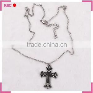 Meaningful Pendant Necklace Antique Copper, Religious Cross Necklace thumbnail-3
