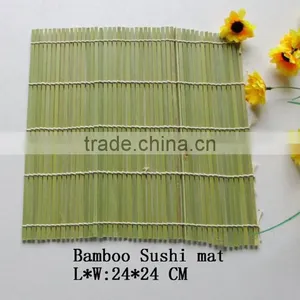 Green Natural Bamboo Sushi Rolling Mat thumbnail-1