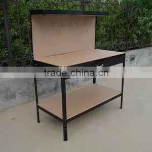 Heavy Duty Warehouse Workshop Storage Table Work Bench thumbnail-1