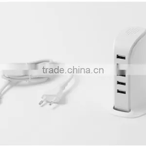 Desktop 5V 4A Smart Mobile Phone Usb Fast Charger With 1.5m Cord thumbnail-3