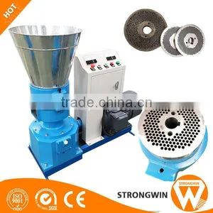 ZLSP-150B Flat Die Small Animal Feed Pellet Mill thumbnail-1