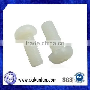Plastic Fastener Nylon Cross Round Head Screws thumbnail-1