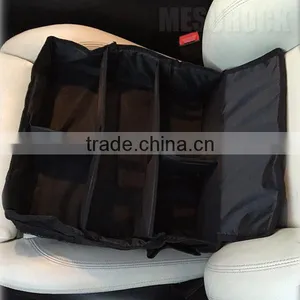 Folding Car Seat Organizer With Adjustable Compartments Backseat Storage Organizer Front Seat Car Organizer thumbnail-2