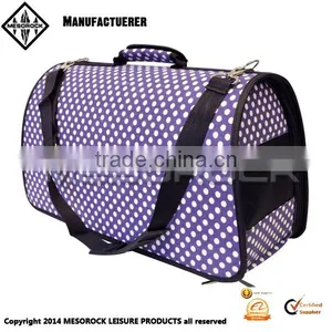Portable Soft-sided Pet Travel Carrier House Kennel for Small Medium Puppy Dog Cat Tote Crates Shoulder Bag With Storage Pockets thumbnail-2