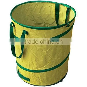 Yellow and Green 600D OXFORD Printed Pop up Bag thumbnail-1