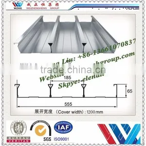 Galvanized Metal Decking Floor Steel Deck Floor Covering Composite Floor Steel Decking Manufacturer thumbnail-2