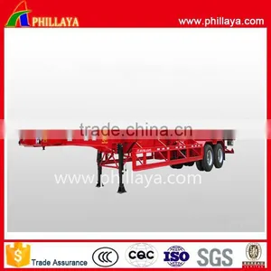 20/40FT Container Trailer Flatbed/skeleton Type Widely Used Shipping Container Dolly Trailer for Sale thumbnail-6
