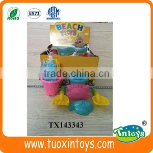 Hot Plastic Summer Sand Beach Toys Play Set 6pcs thumbnail-3
