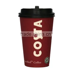 Take Away Coffee Cups Eco-friendly Coffee Disposable Biodegradable Single Wall Paper Coffee Cups thumbnail-3