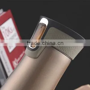 Wholesales BPA Free Custom Double Wall Vacuum Auto Stainless Steel Thermo Travel Mug thumbnail-4