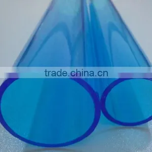 Transparent Clear Polycarbonate Pipe, Colorful PVC PC PMMA Arcylic Plastic Tube thumbnail-2