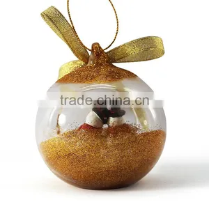 Clear Glass Material Christmas Decoration Ball thumbnail-6