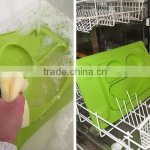Silicone Divided Suction Kids Platemat thumbnail-5
