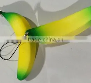 PU Banana Fruit Model Phone Bag Pendant Squishy Factory thumbnail-2