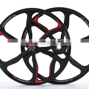 Lightest Strongest Magnesium Alloy Bike Wheel Can Fit Electric Motor thumbnail-1
