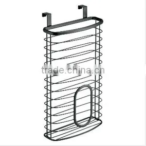 Jiangmen Kitchen Over The Cabinet Door Metal Wire Storage Basket thumbnail-6