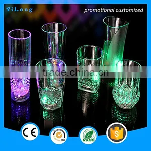 New Style Gleamy Cup/Custom LED Cup,flashing Glass Cup for Drinking,Colorful Light Party Cup thumbnail-3