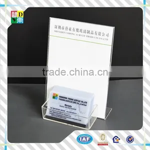 2015 Hot Sale Newest Acrylic Table Menu Holder/custom Design Acrylictable Tent With High Quality China Manufacturer Low Price thumbnail-1