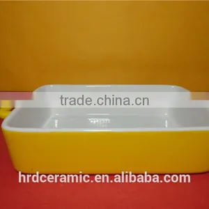 Microwave Safe Porcelain Dish Unique Bakeware With Handle thumbnail-4