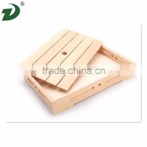 Hotel & Restaurant Pine Solid Wood Bread Tray thumbnail-4