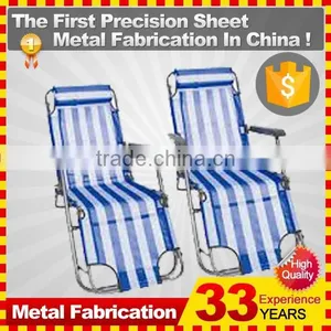 Outdoor Adjustable Beach Poolside Chair thumbnail-2