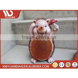 Resin Craft Best Sellers Animal Design Resin Craft Battery Garden Light With Timer thumbnail-5