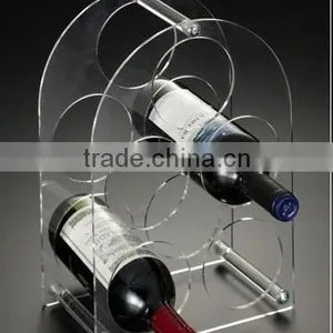 Barware High Quality Transparent Acrylic Wine Rack thumbnail-1