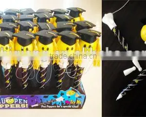 Yiwu Wholesale Promotional Graduation Plastic Pen Spring thumbnail-1