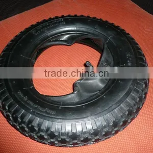 14inch Diamond Pattern Tyre and Tube 3.50-8 thumbnail-1