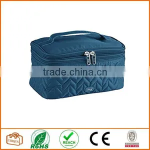 Two Step Cosmetic Case Blue thumbnail-1