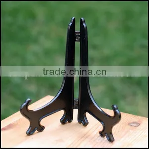 Clear&black Plate Stands Bowl Plate Display Stands Picture Frame Stand Easel,custom Maker Plastic Dispaly Rack Manufacturer thumbnail-1
