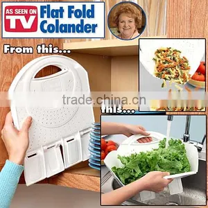 Flat Fold Colander,kitchenware,foldable Flat Fold Colander thumbnail-1
