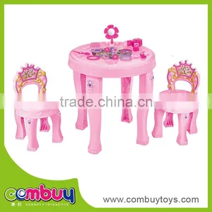 Girls Living Room 2 in 1 Plastic Mini Toy Doll House Furniture thumbnail-1