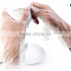 Clear & Blue Disposable Gloves/medical Vinyl Gloves thumbnail-1