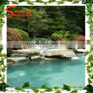 Factory Customized Artificial Fiverglass Decor Rock Waterfall Fountain thumbnail-4