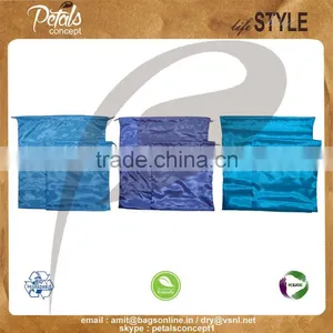 Poly Silk Fabric Draw String Bag thumbnail-1