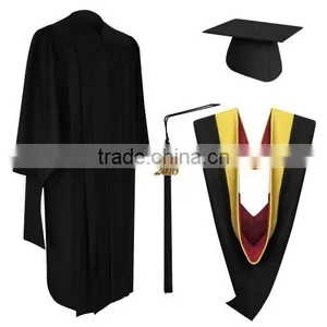 2017 New Trendy Bachelor Cap Gown & Tassel Uniforms Gown Graduation thumbnail-1