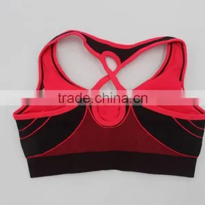 High Quality Seamless Sports Bra OEM in 5 Colors thumbnail-2