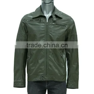 2014 New Made in China Leather Jacket thumbnail-1